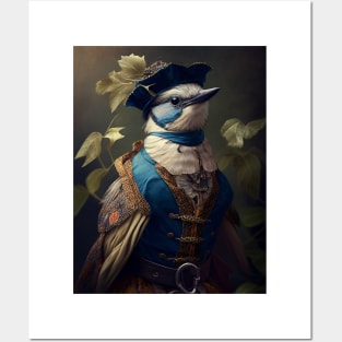 Victorian bird portrait 1 Posters and Art